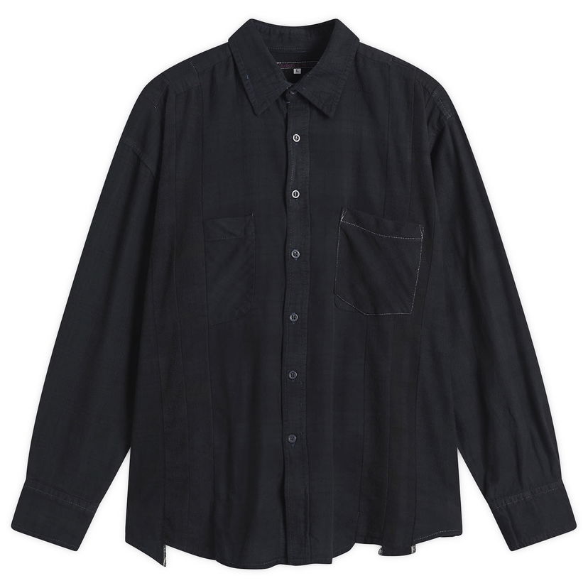 Риза Needles 7 Cuts Over Dyed Flannel Shirt Черно | RW394-C