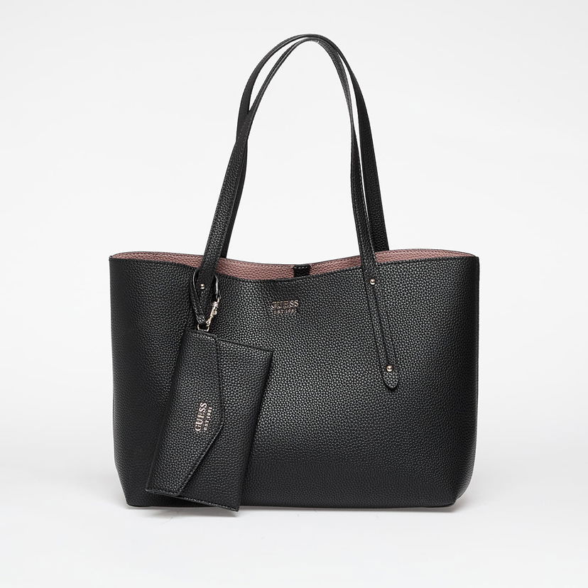 Голяма пазарска чанта GUESS GUESS Brenton Tote Черно | HWPG9648230-BLA