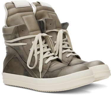 Кецове и обувки Rick Owens Rick Owens Hollywood Geobasket Сиво | RR01E5894 LCT, 3