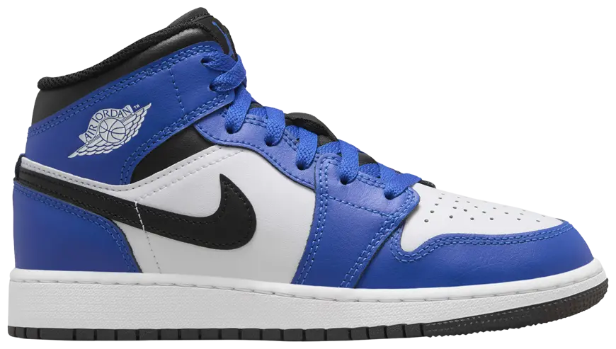 Кецове и обувки Jordan Air Jordan 1 Mid "Game Royal White Black" Синьо | DQ8423-402, 0