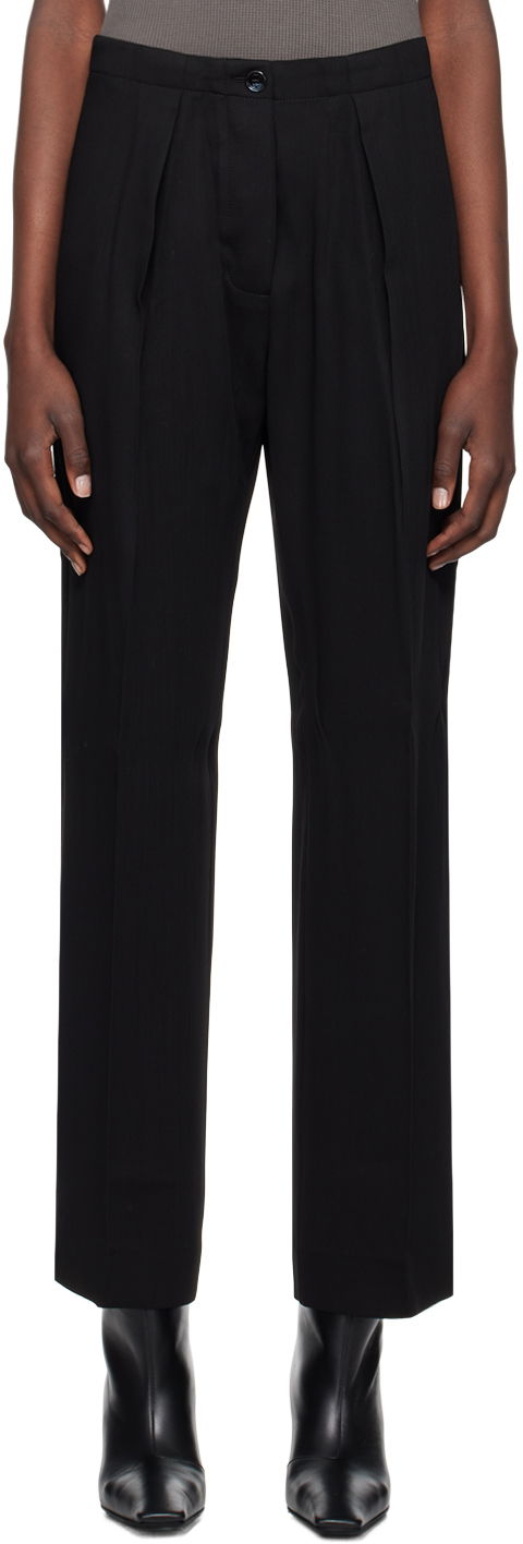 Wool Crepe Trousers