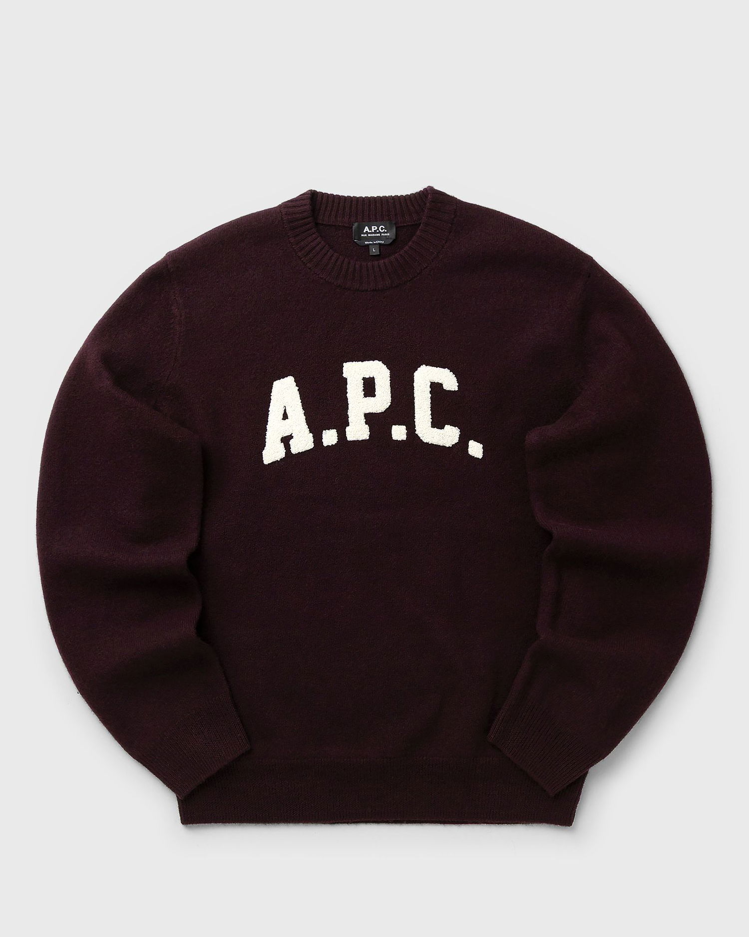 Пуловер A.P.C. A.P.C. Jay Pullover Sweater Бургунди | WVBDK-H23458-GAC, 1