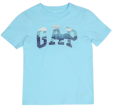 Тениска GAP T-Shirt Dinosaur Landscape Graphic Синьо | 768109-03, 0