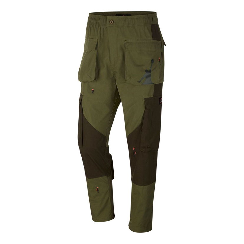 Карго панталони Jordan Travis Scott Cargo Pants Зелено | CQ4394-222