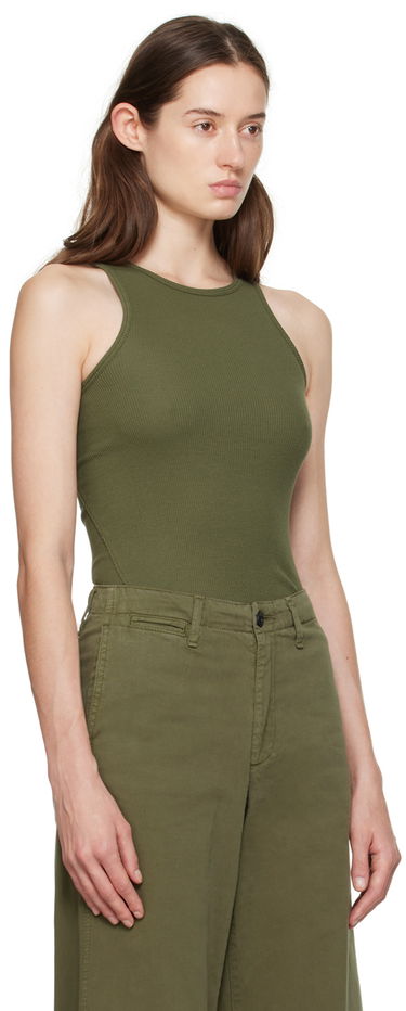 Потник rag & bone Essential Rib Tank Top Зелено | WCC22FT020ER20, 4