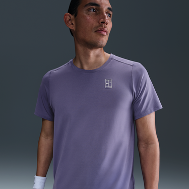 Тениска Nike NikeCourt Advantage Dri-FIT Tennis T-Shirt Лилаво | FZ6910-527, 2