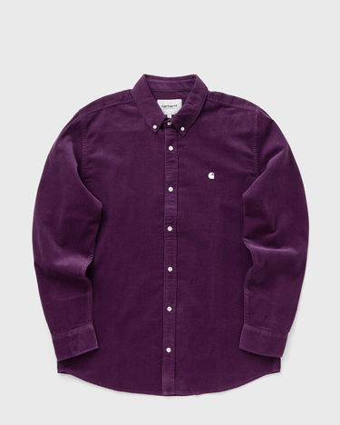 Риза Carhartt WIP Madison Long Sleeve Corduroy Shirt Лилаво | I030580-2W0.XX, 1