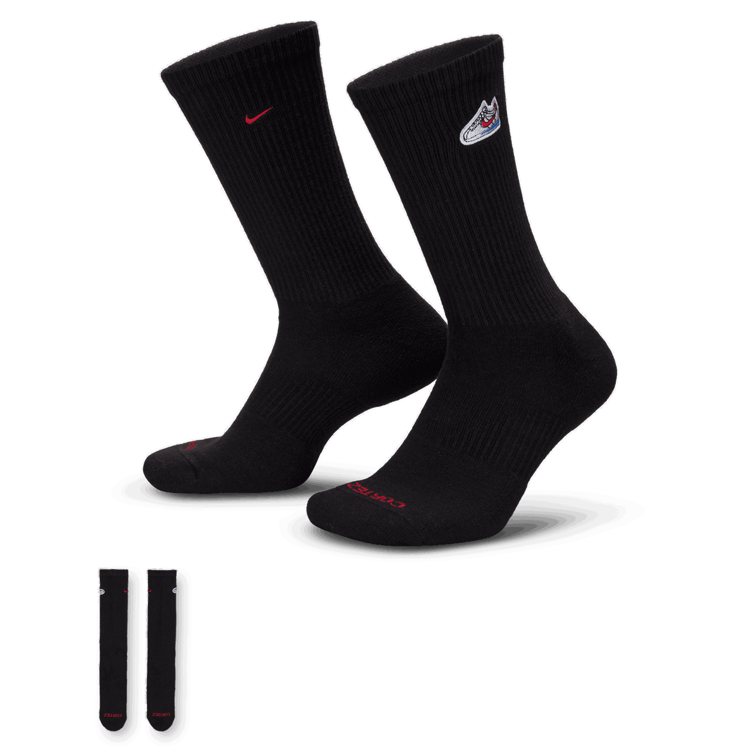 Чорапи Nike Everyday Cushioned Crew Socks Черно | IB3373-010, 0