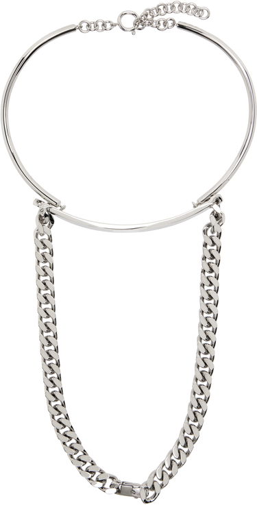 Колие Maison Margiela MM6 Maison Margiela Mixed Chain Necklace Металик | SM6UU0080 P8371, 0