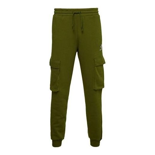 Карго панталони Converse Star Chevron Embroidered Cargo Pants Зелено | 10017878-A02
