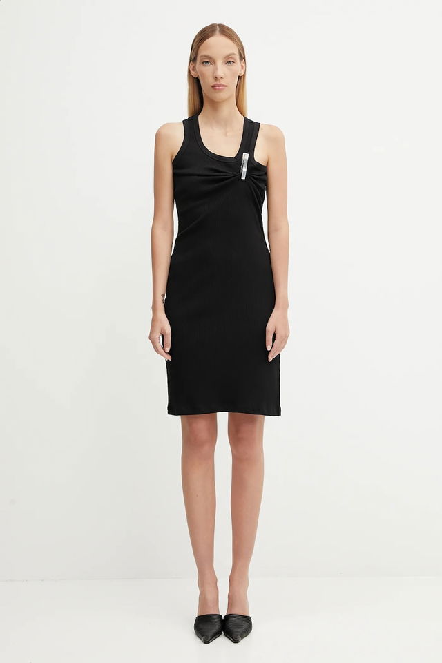 Coperni Washing Clip Rib Midi Dress