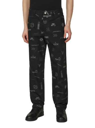 Панталони Jordan Flight Heritage Printed Pants Черно | DV7559-010