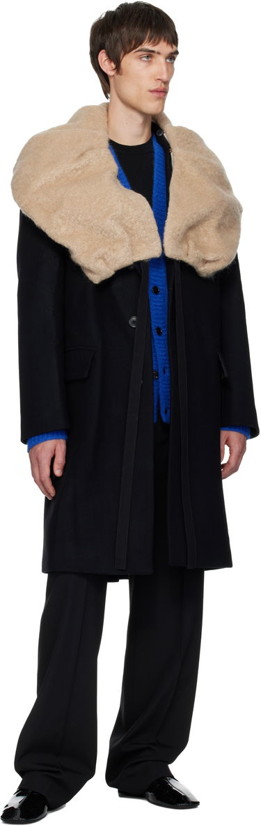 Палта Dries Van Noten Dries Van Noten Wool Collar Coat Черно | 252-020231-2216, 4