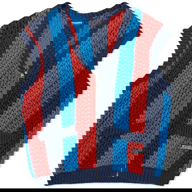 Пуловер Pleasures Hombre Cardigan Vest Червено | P23F028-MLT, 0
