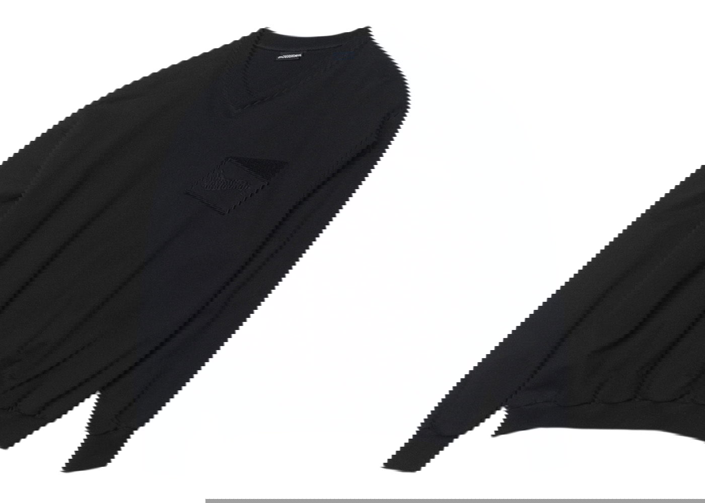Суитчър Jacquemus Le Santon Wavey Logo Regular Fit Черно | 226JS045-2177-990, 0