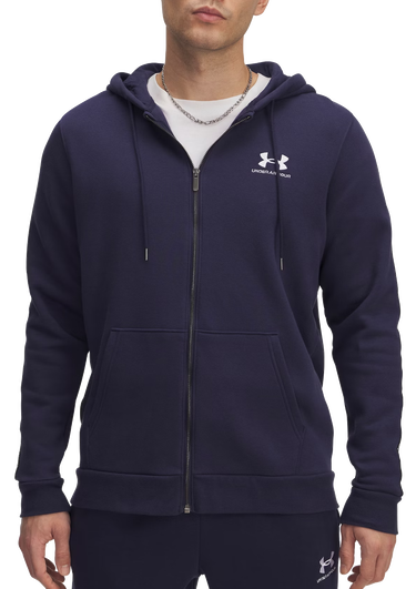 Суитчър Under Armour Under Armour UA Icon Fleece FZ Taping Full-Zip Hoodie Тъмно синьо | 1390298-410, 0