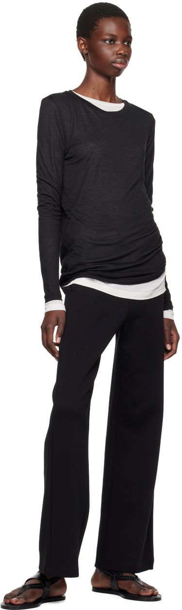 Риза Max Mara Lupino Two-Pack Long Sleeve T-Shirts Черно | 2429936011600, 3