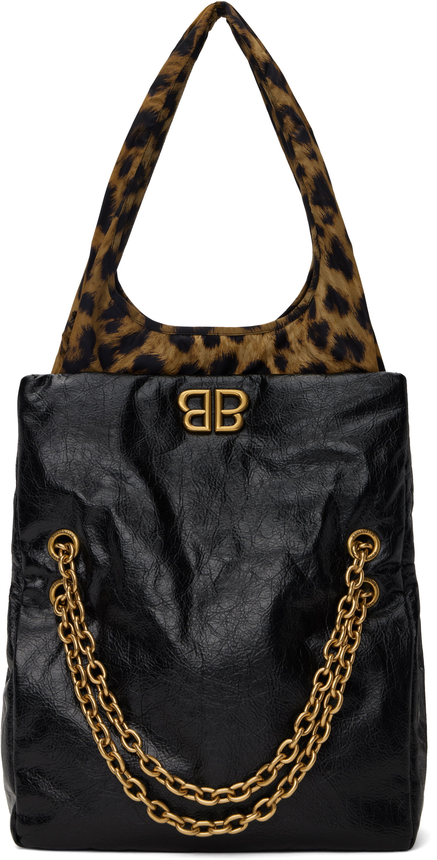 Дамска чанта Balenciaga Small Chain Bag Черно | 791847 2AA5C, 0