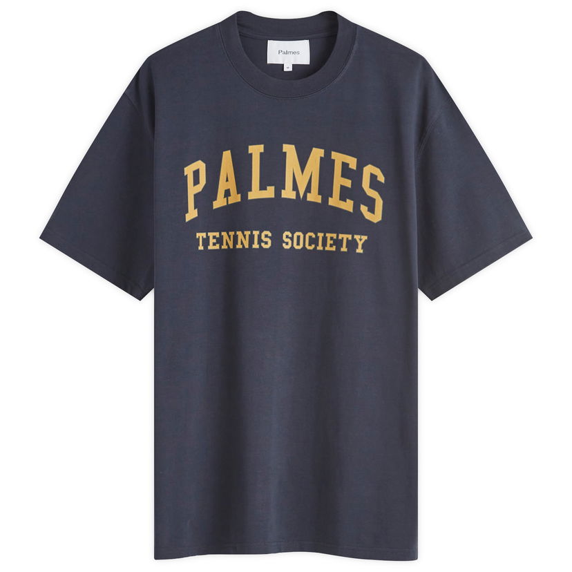 Тениска Palmes Ivan Collegiate T-Shirt Тъмно синьо | P10-0004-622