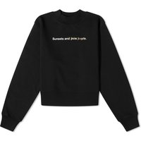 Пуловер Palm Angels Sunset Fitted Crewneck Черно | PWBA016F23FLE0011001, 1