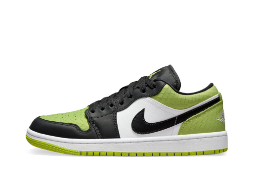 Кецове и обувки Jordan Air Jordan 1 Low SE "Vivid Green Snakeskin" W Зелено | DX4446-301