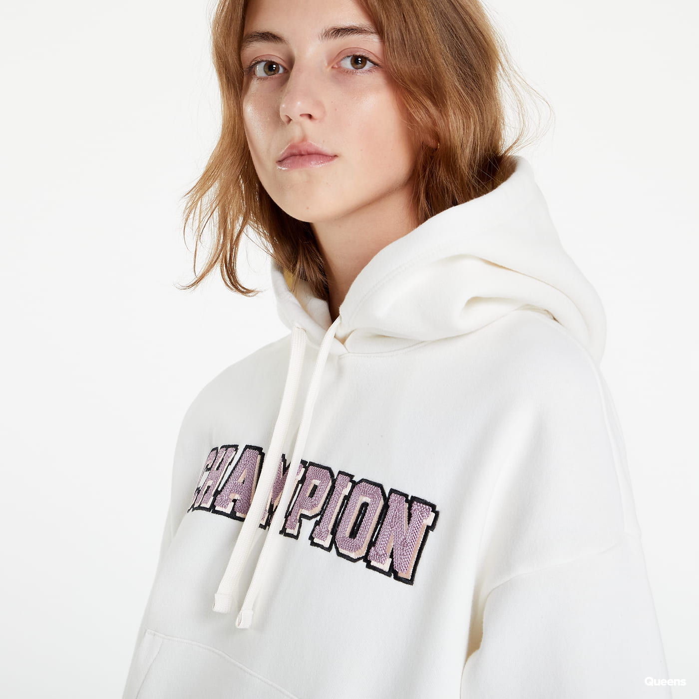 Суитчър Champion Hooded Sweatshirt Бяло | 115370 CHA YS084, 1