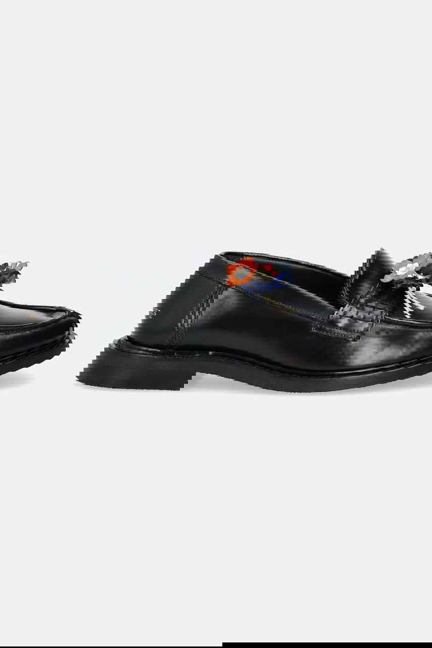 Кецове и обувки Filling Pieces Filling Pieces Loafer Bouquet Leather Loafers Черно | 44278131861, 1