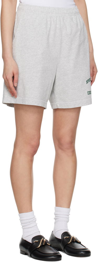 Къси панталони Sporty & Rich Sporty & Rich Varsity Crest Gym Shorts Сиво | SH039606218GY03, 4