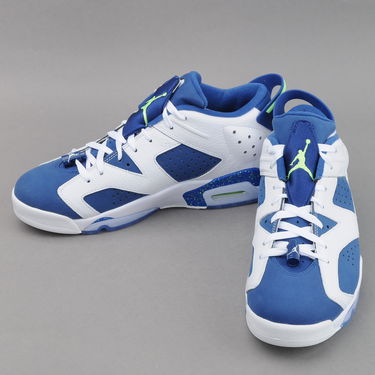 Кецове и обувки Jordan Air Jordan 6 Low ''Ghost Green'' Бяло | 304401-106, 2