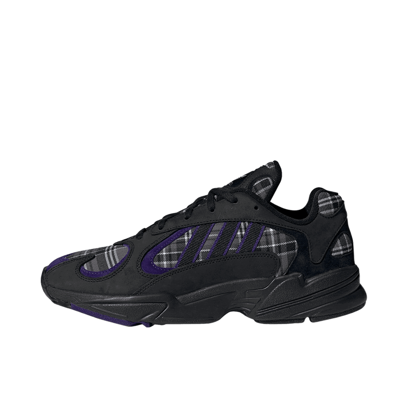 Кецове и обувки adidas Originals Yung-1 Purple Plaid Черно | EF3965