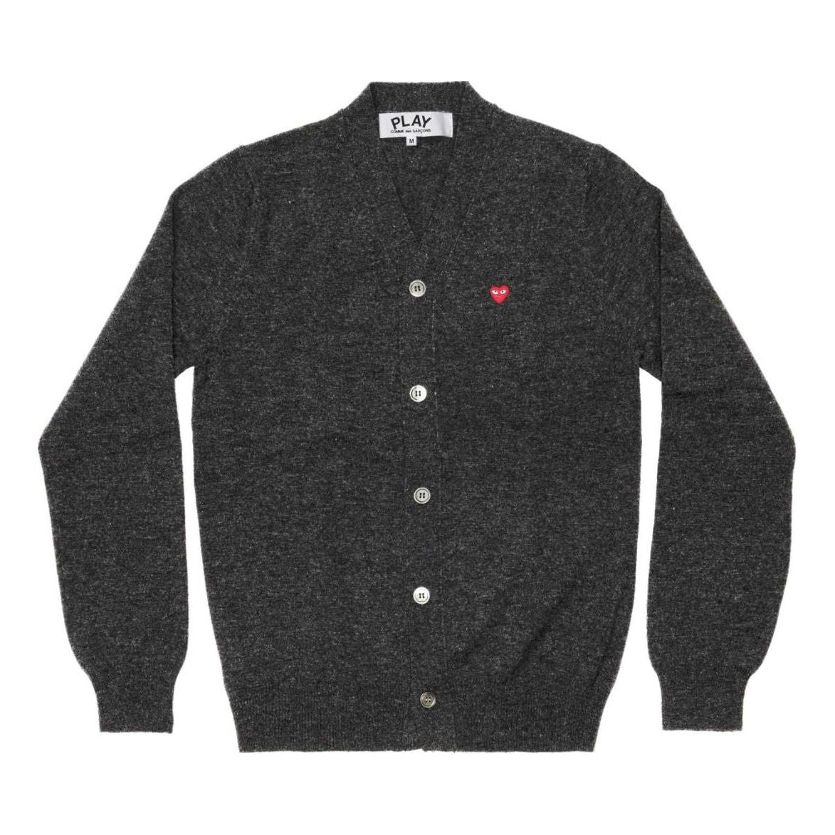 Пуловер Comme des Garçons Cardigan With Small Emblem Сиво | AZ-N080-051-2, 0