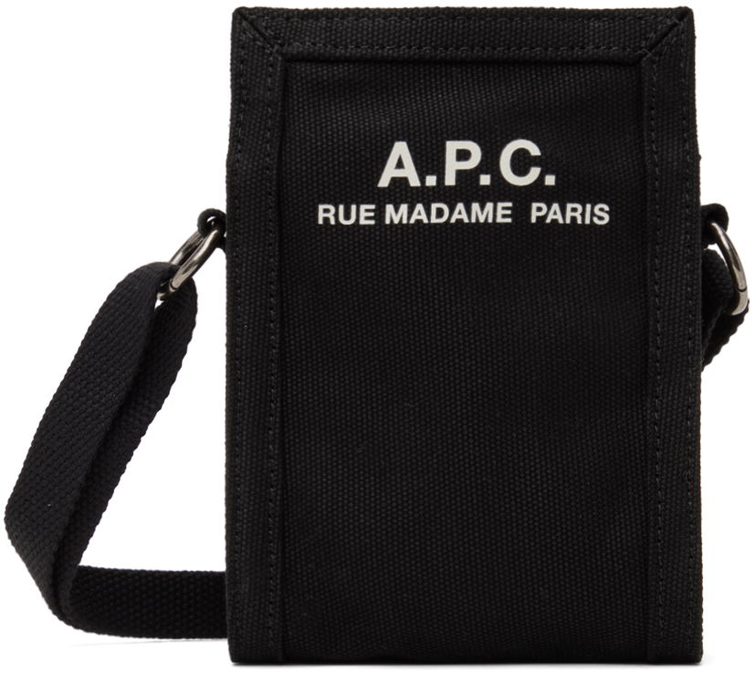 Чанта през рамо A.P.C. Black Recuperation Neck Pouch Черно | CODBM-H61931