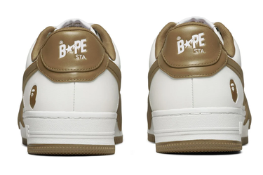 Кецове и обувки BAPE Bape Sta OS #2 White/Beige Бяло | 1K20-191-314-BEI, 2