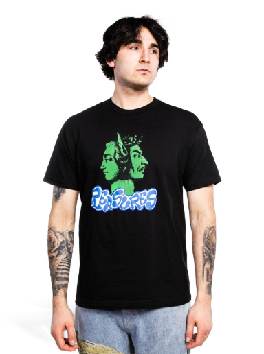 Тениска Pleasures Two Face T-Shirt Черно | P21W046-BLACK