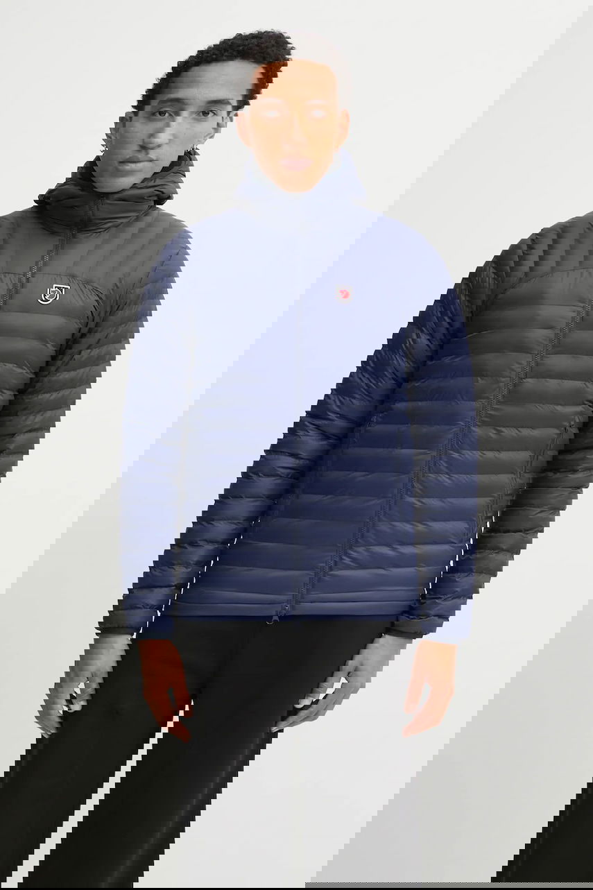 Пухо яке FJÄLLRÄVEN Expedition Lätt Transitional Hooded Puffer Jacket Тъмно синьо | F86119, 0
