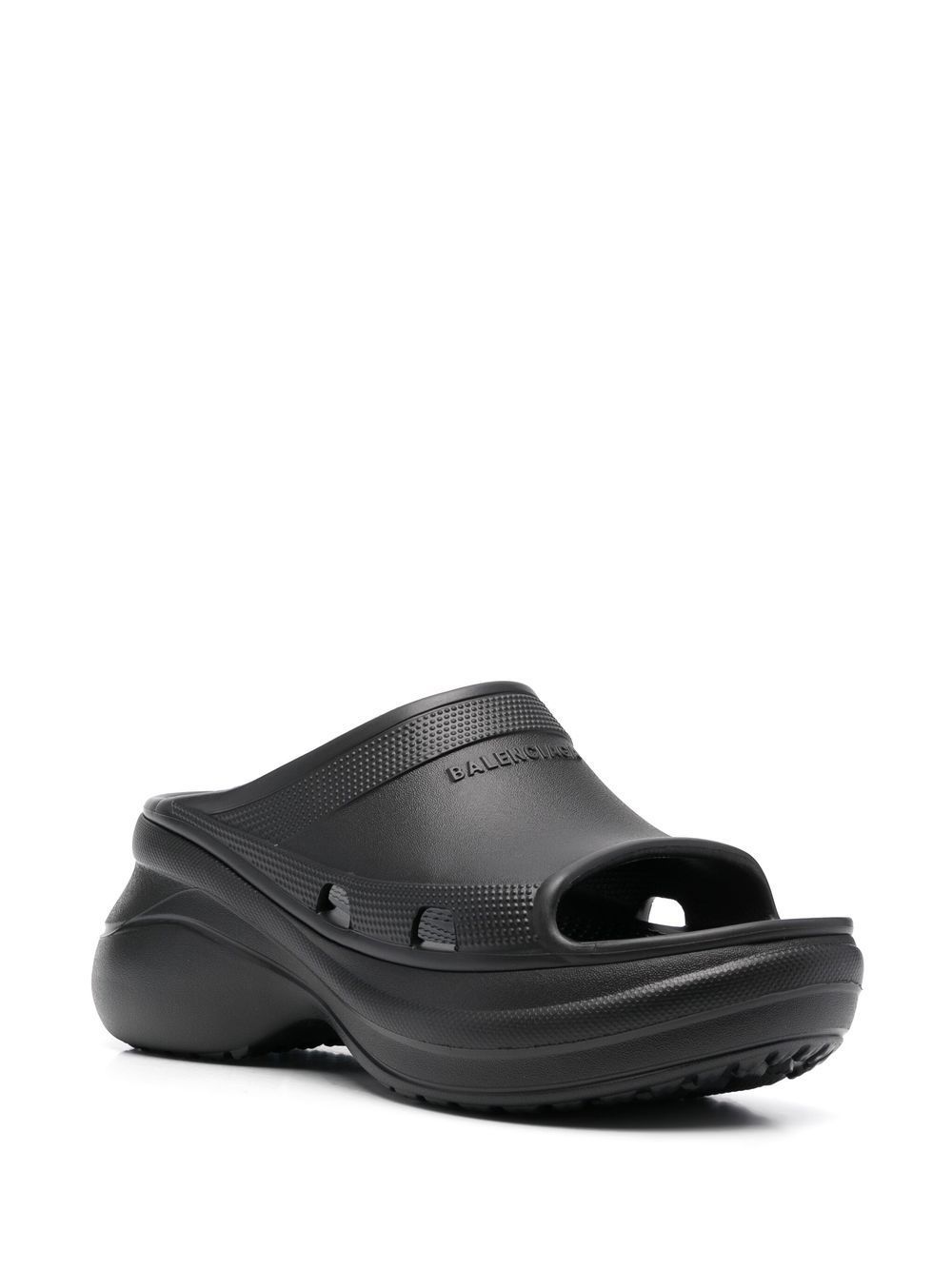 Кецове и обувки Balenciaga Crocs x Pool Slide Sandals Black W Черно | 677389W1S8E1000, 1