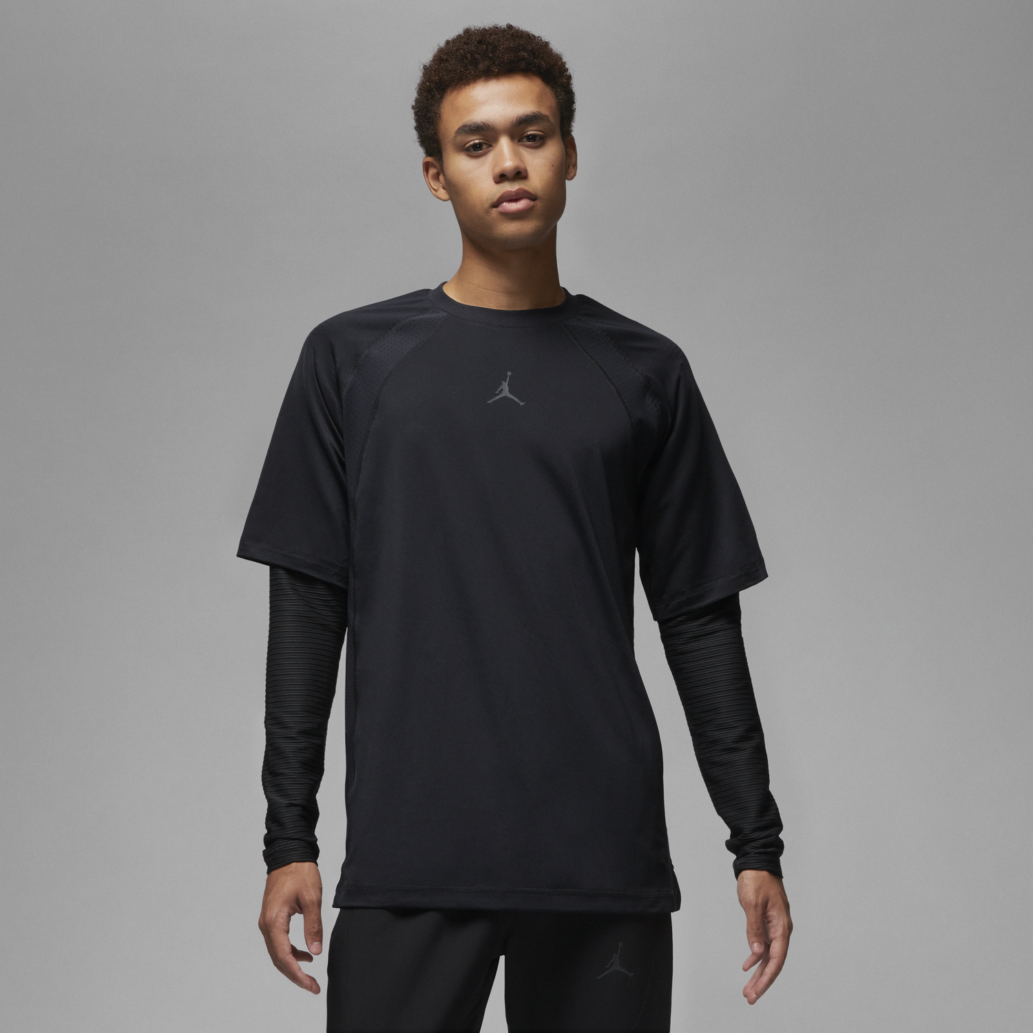 Тениска Jordan Jordan Dri-FIT Long Sleeve T-Shirt Черно | DV1284-010, 0