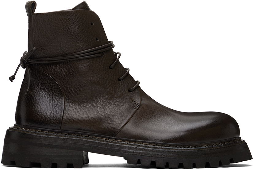 Облекло Marsèll Marsèll Carrucola Lace-Up Ankle Boots Кафяво | MM4025 150460