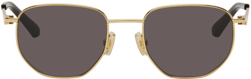 Слънчеви очила Bottega Veneta Round Sunglasses Бежово | BV1301S-001, 0