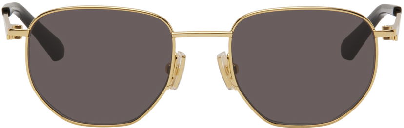 Слънчеви очила Bottega Veneta Round Sunglasses Бежово | BV1301S-001