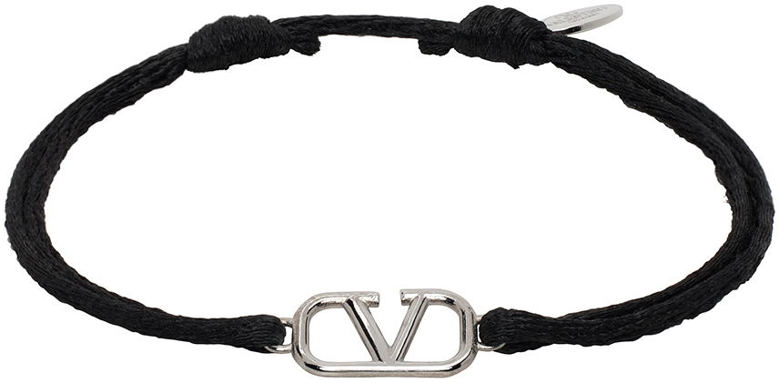 Гривна Valentino Garavani VLogo Bracelet Черно | 4Y2J0M96DTK, 0