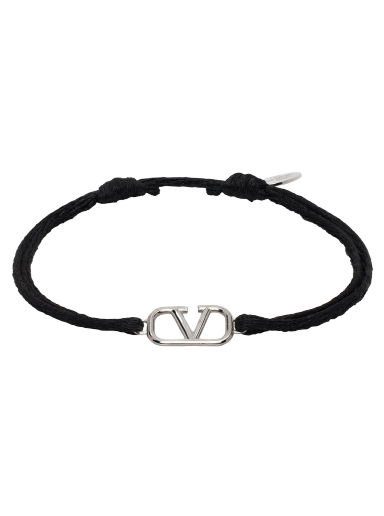 Гривна Valentino Garavani VLogo Bracelet Черно | 4Y2J0M96DTK