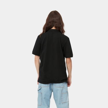 Поло тениска Carhartt WIP S/S Chase Pique Polo Shirt Черно | I023807_00F_XX, 2