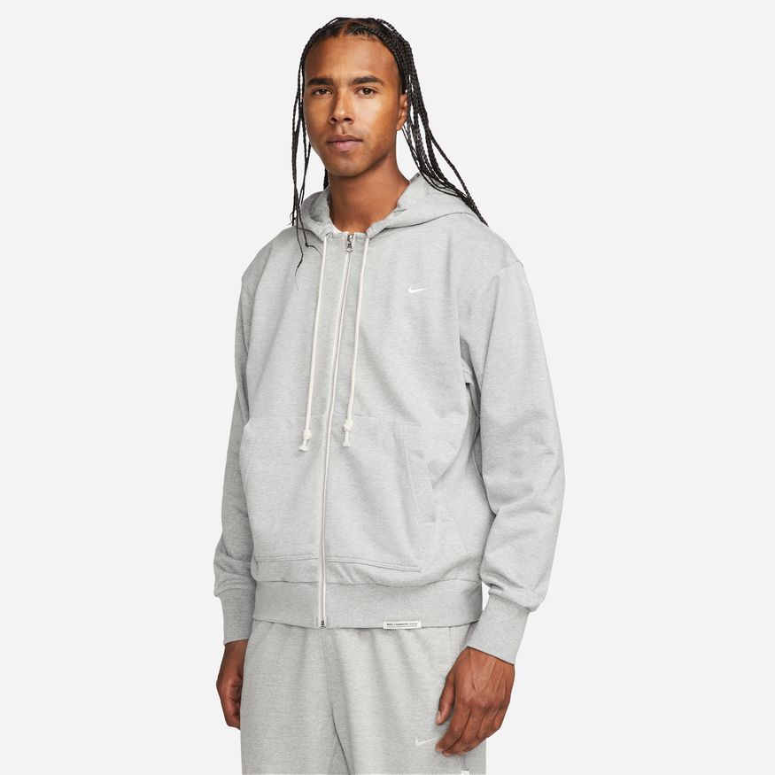 Суитчър Nike Dri-FIT Standard Issue Full-Zip Basketball Hoodie Сиво | DQ5816-063, 0