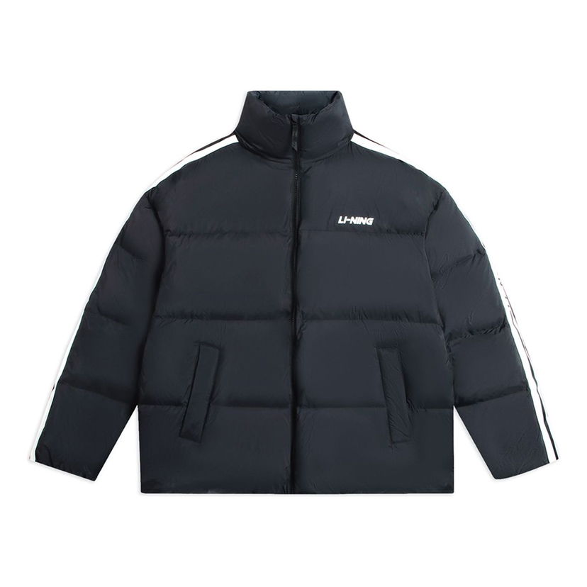 Пухо яке Li-Ning Graphic Short Down Jacket Черно | AYMS337-1
