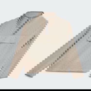 Суитчър adidas Performance Terrex + and wander Xploric Half-Zip Sweatshirt Бежово | IB4814, 5
