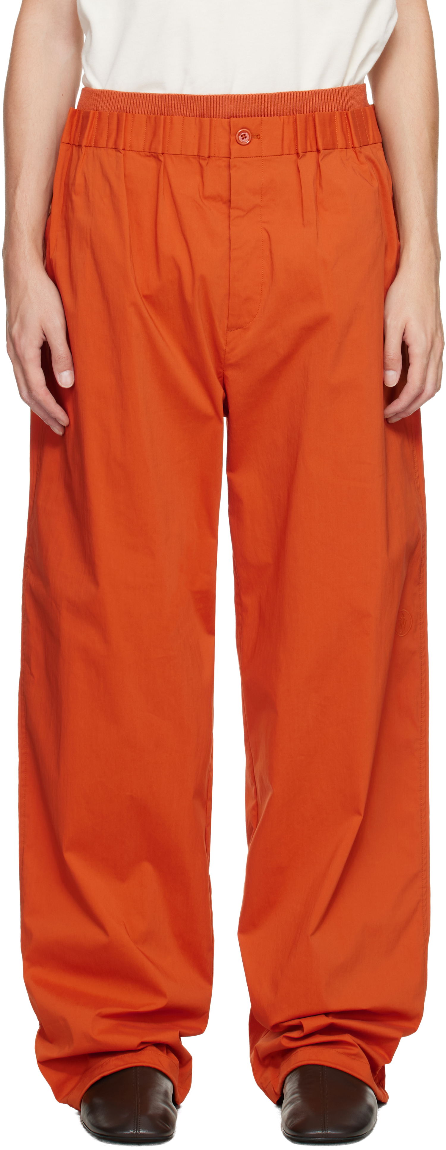 Спортни панталони JW Anderson JW Anderson Gathered Waist Sweatpants Оранжево
 | TR0411-PG1838, 0
