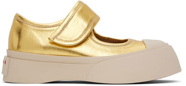 Облекло Marni Marni Leather Mary Jane Ballerinas Жълто | SNZW003120 PR695, 0