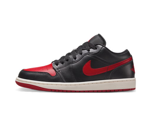 Кецове и обувки Jordan Air Jordan 1 Low "Bred Sail" W Червено | DC0774-061