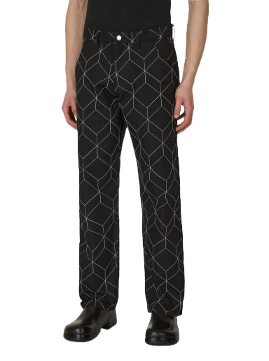 Панталони Pleasures Vocal Utility Pants Черно | P23SP035 BLACK